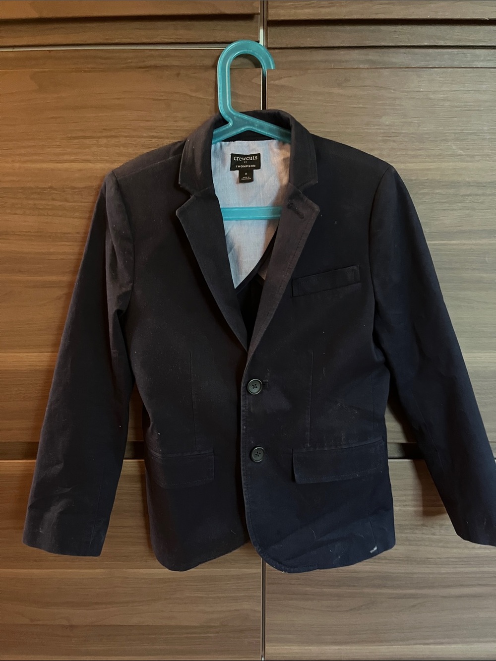 J Crew Crewcuts Thompson blazer kids size 8 Navy Blue
